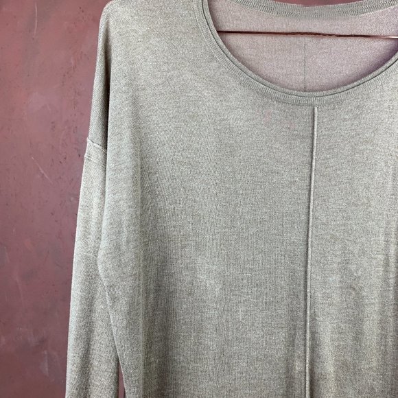 Flowy Taupe H&M Lightweight Knit Sweater/Flowy Sweater/Small H&M Sweater Neutral - Picture 3 of 9